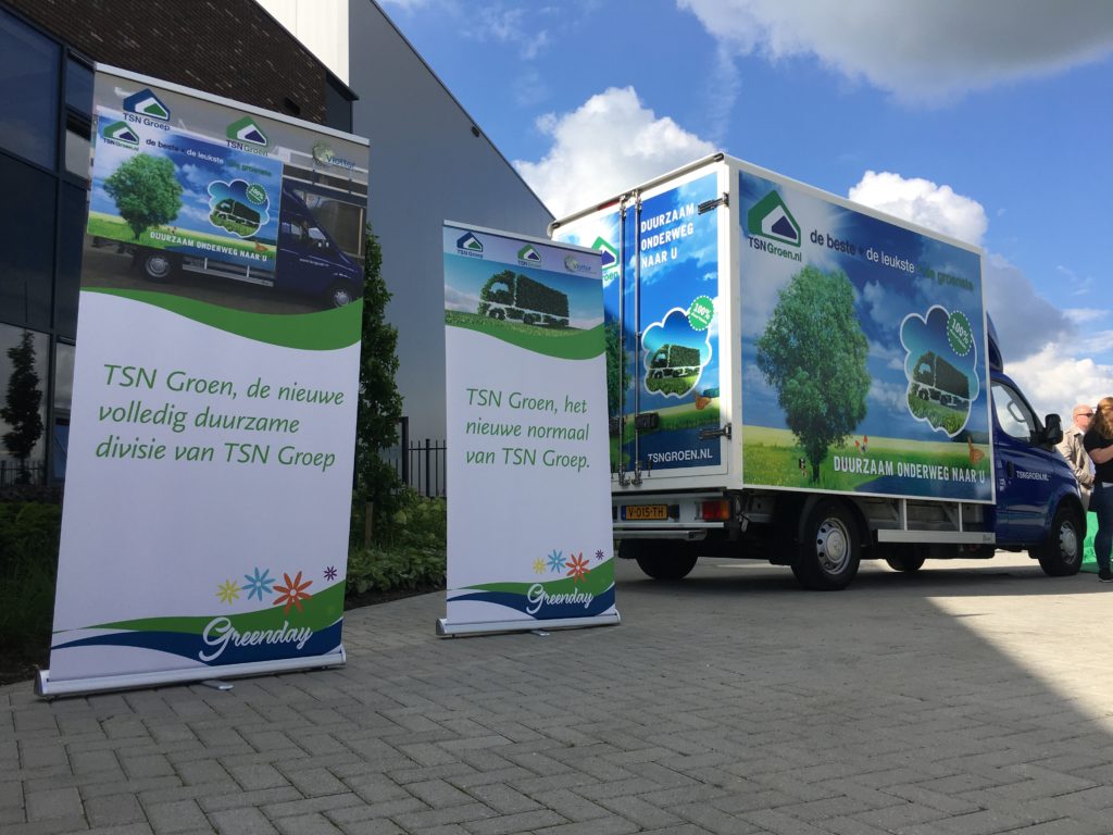 Premium roll ups duurzaam ondernemen TSN Groep