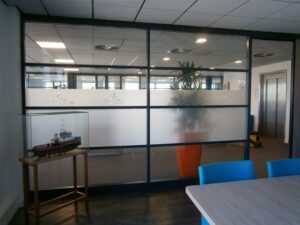 Raamfolie 3M Haze ter bevordering van de privacy