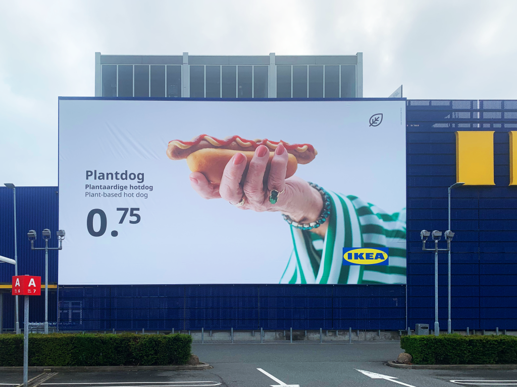 Gevelreclame Spandoek IKEA plantdog