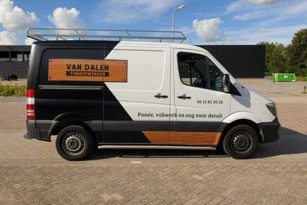 Autobelettering Van Dalen Timmerwerken (rechts) Autobelettering Van Dalen Timmerwerken (rechts)